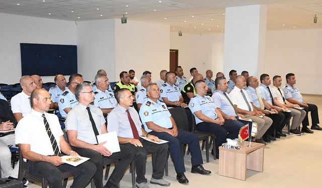 Polis Teşkilatında hizmet içi eğitimlere devam ediliyor…