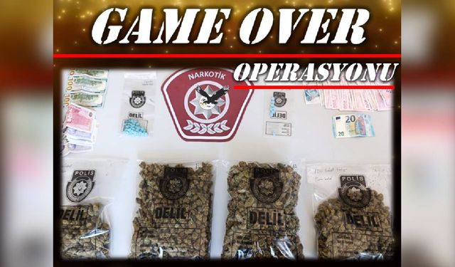 Narkotikten 'Game Over Operasyonu': Çok sayıda uyuşturucu ve para ele geçirildi!