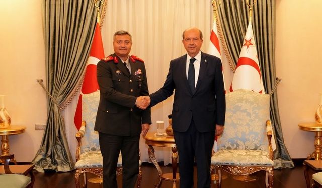 Tatar, GKK Komutanı Tuğgeneral Görgülü’yü kabul etti