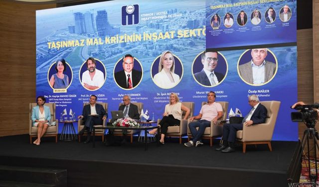 İMO, “Taşınmaz Mal Krizinin İnşaat Sektörüne Etkisi” konulu panel düzenledi