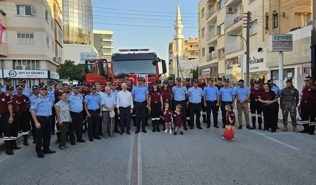 İtfaiye Haftası çerçevesinde Dereboyu’nda yürüyüş düzenlendi