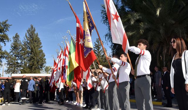 29 Ekim Cumhuriyet Bayramı... Lefkoşa’da Atatürk Anıtı'nda tören düzenlendi