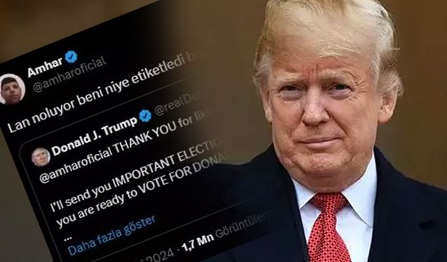 Donald Trump Türk vatandaşını etiketledi, sosyal medya yıkıldı!