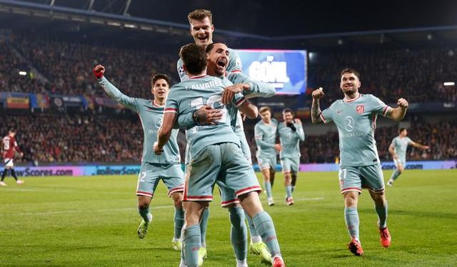 Atletico Madrid'den gol yağmuru