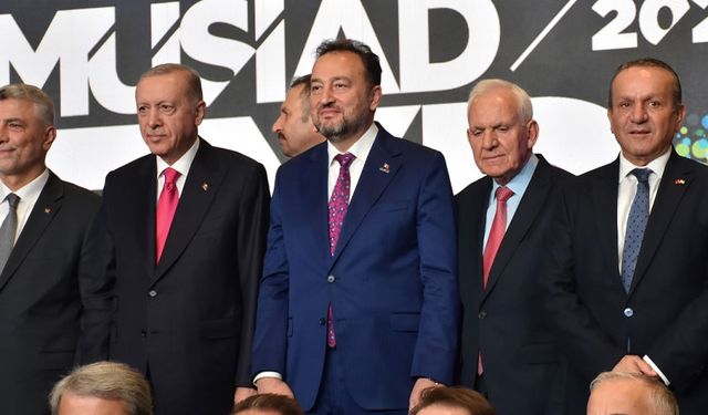 Erdoğan, KKTC'nin de yer aldığı MÜSİAD fuarını ziyaret etti...