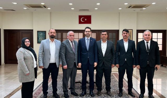 KKTC Kahramanmaraş Edeler Derneği’nden Büyükelçi Serim’e ziyaret