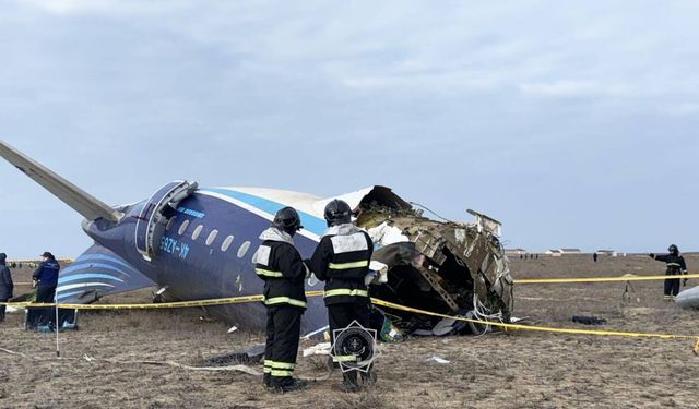 Azerbaycan: Aktau'daki uçak kazasında 32 kişi kurtuldu