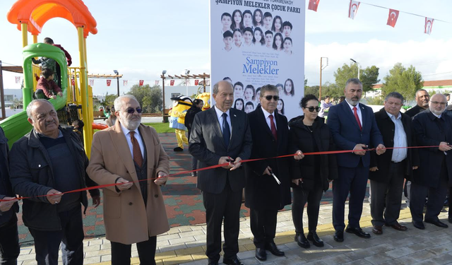 "Türkmenköy Şampiyon Melekler Çocuk Parkı ve Dinlenme Alanı" hizmete açıldı