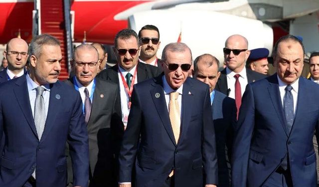 Erdoğan Mısır'a gitti, Sisi ve Pezeşkiyan'la görüşecek