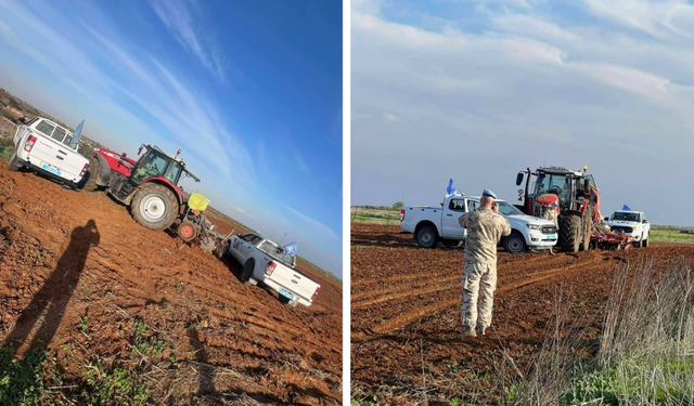 Derinya’daki ara bölgede Rum çiftçiler ile UNFICYP mensupları arasında gerginlik!