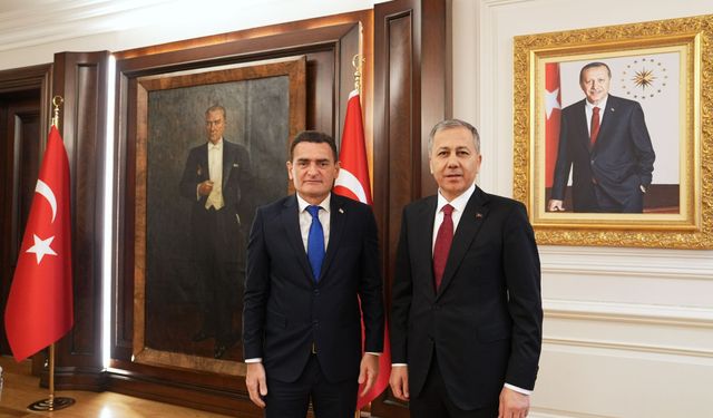 TC İçişleri Bakanı Yerlikaya, İçişleri Bakanı Oğuz ile düzensiz göçle mücadele ve güvenlik konularını ele aldı