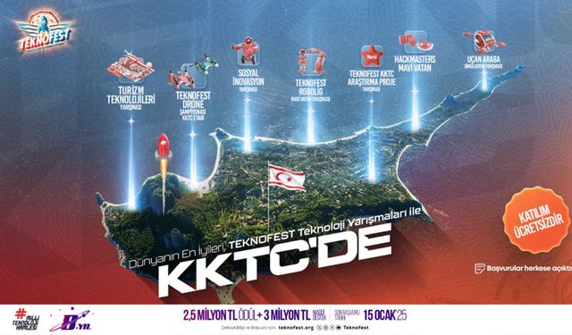 TEKNOFEST KKTC 2025 Teknoloji Yarışmaları Başvuruları Başladı!