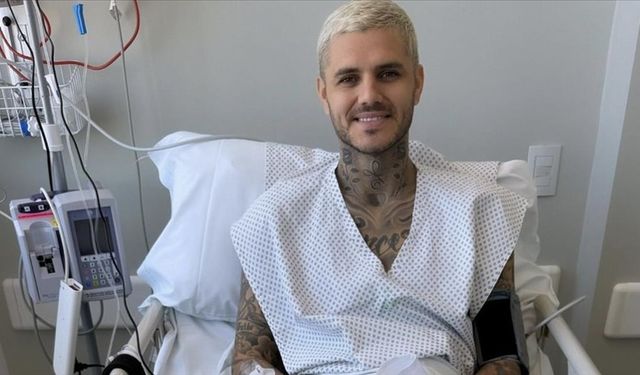 Galatasaray'ın Arjantinli golcüsü Mauro Icardi, ülkesinde ameliyat edildi