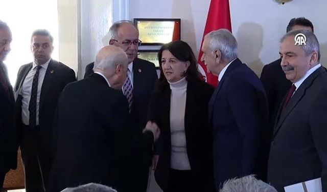 DEM Parti İmralı heyetinden Meclis’te temas: Bahçeli ile görüşme başladı