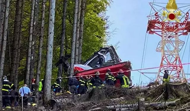 İtalya’da teleferik kabini düştü: 4 can kaybı