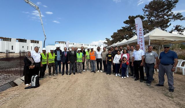 Tatlısu’da hastane, poliklinik, kolej ve cami projeleri temel atma töreni yapıldı