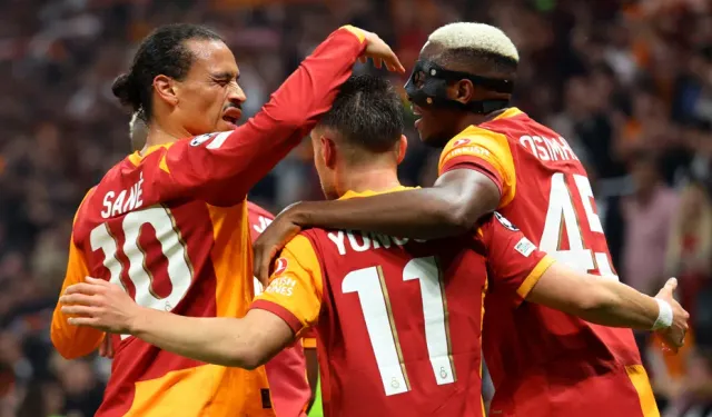 Galatasaray'ın Avrupa'da zafer gecesi: Victor Osimhen'den duble