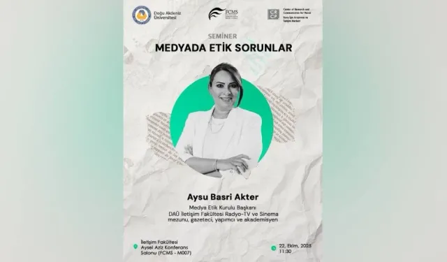 DAÜ’de “Medyada etik sorunlar” semineri düzenleniyor