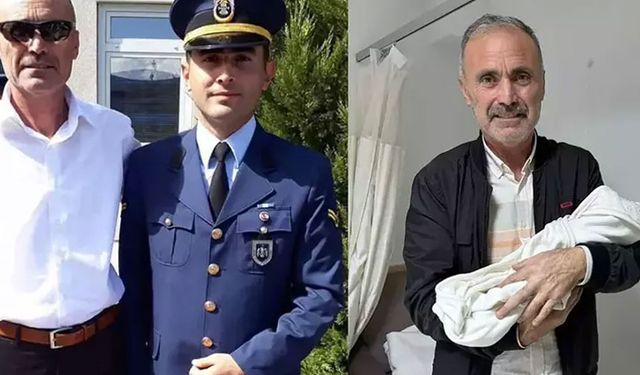 Düşen uçakta şehit olan astsubay Emre Altıok’un bebeği dünyaya geldi