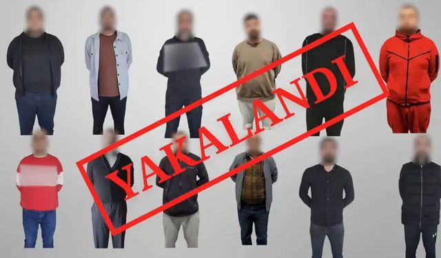 Kırmızı bültenle aranan 12 suçlu Türkiye'ye getirildi