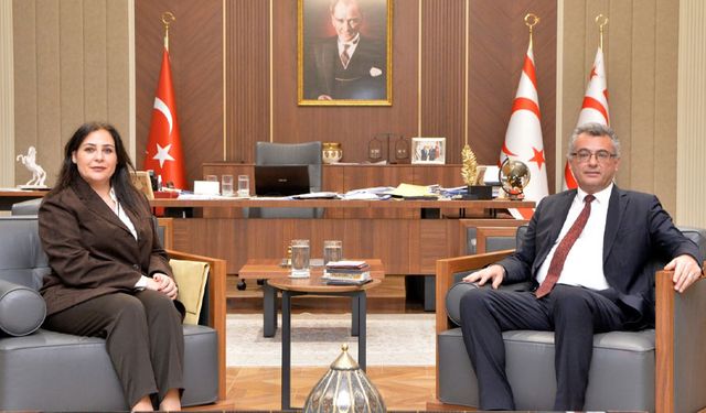 Cumhurbaşkanı Erhürman, Mullahasan’ı kabul etti