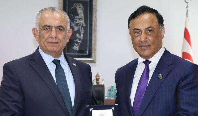 Bakan Çavuşoğlu Azeri Milletvekili Nasirov'u kabul etti