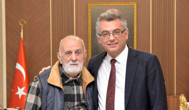 Cumhurbaşkanı Erhürman, Sıla 4'ün üyesi Ferahzad Gürsoy ile görüştü