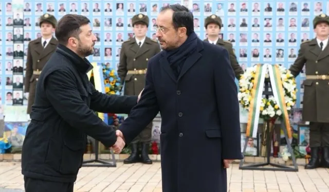 Hristodulidis, Kiev’de Zelenski ile görüştü: Ukrayna'nın AB katılım sürecine destek verdi