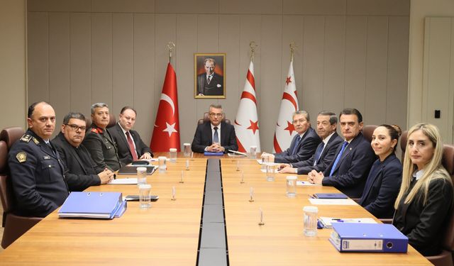 Cumhurbaşkanı Tufan Erhürman, Cumhuriyet Güvenlik Kurulu’nu topladı