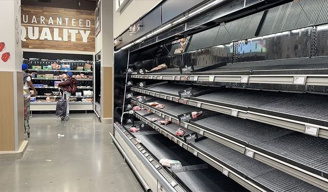 ABD'yi etkisi altına alacak dondurucu soğuklar öncesi raflar boşaldı