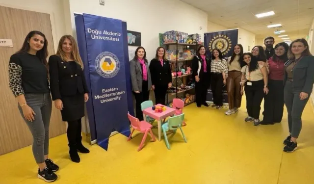 DAÜ ve Inner Wheel’den Lefkoşa Acil Durum Hastanesi’nde çocuklara oyun alanı