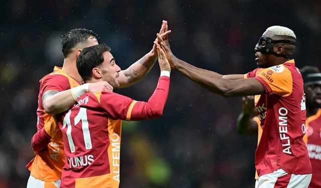 Galatasaray evinde 4 golle coştu