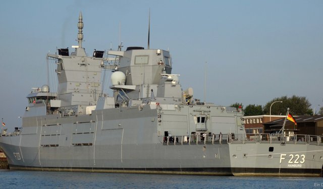 “FGS Nordrhein-Westfalen” Alman fırkateyni Limasol Limanı’nda