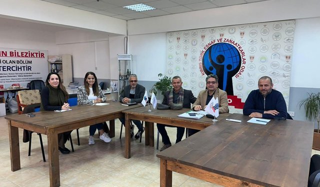 CTP Eğitim Komitesi, Esnaf ve Zanaatkarlar Odası’nı ziyaret etti