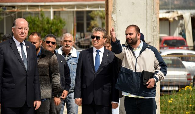 Üstel, Dikmen Sağlık Merkezi inşaatında inceleme yaptı