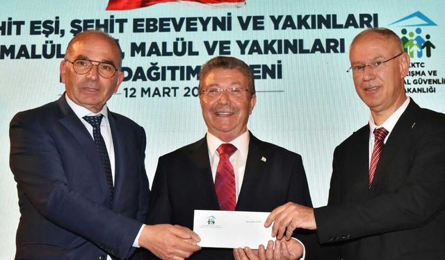Şehit Eşi, Şehit Ebeveyni ve Yakınları, Malul, Malul Gazi ve Yakınları Kartı Dağıtım töreni yapıldı