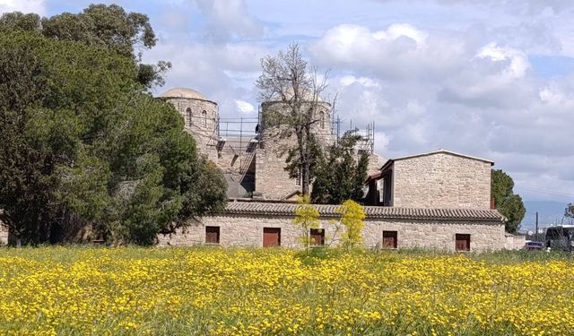 St. Barnabas Manastırı’nda bulunan kilise binasında çalışma başlatıldı