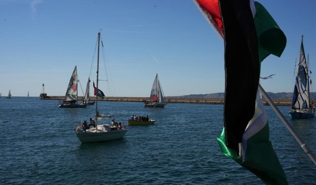 Küresel Sumud Filosu bu kez iki katı katılımla Gazze'ye doğru yola çıkıyor!