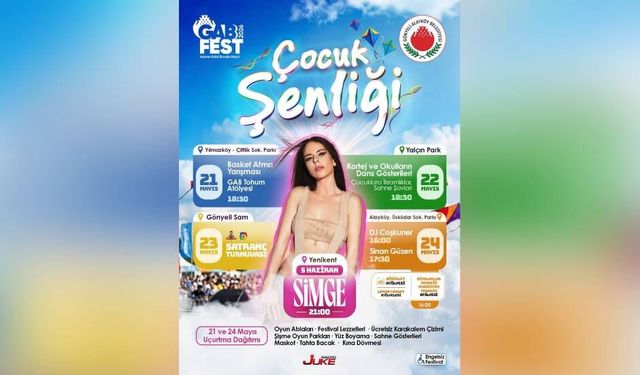 GABFEST 2026 Çocuk Şenliği kentin dört bir yanında çocuklarla buluşuyor
