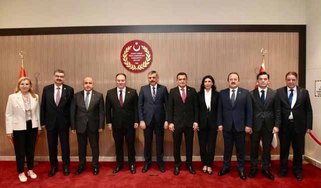 Meclis Başkanı Öztürkler, Türkiye İçişleri Bakanı Çiftçi’yi kabul etti