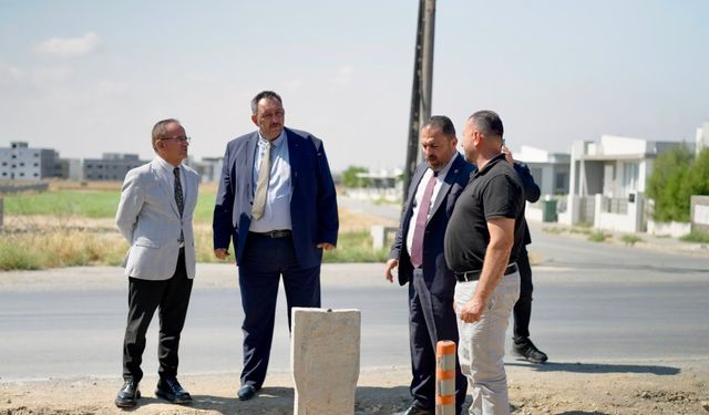 Çavuş, Yeniboğaziçi İsale ve Şebeke Geliştirme Projesi’nde incelemelerde bulundu