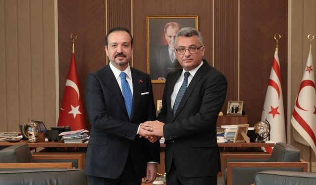 Cumhurbaşkanı Erhürman, AK Parti Genel Başkan Yardımcısı Zorlu’yu kabul etti