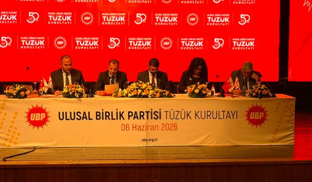 UBP Tüzük kurultayı... Savaşan: UBP geleceğe yönelik sorumluluk taşıyan bir partidir