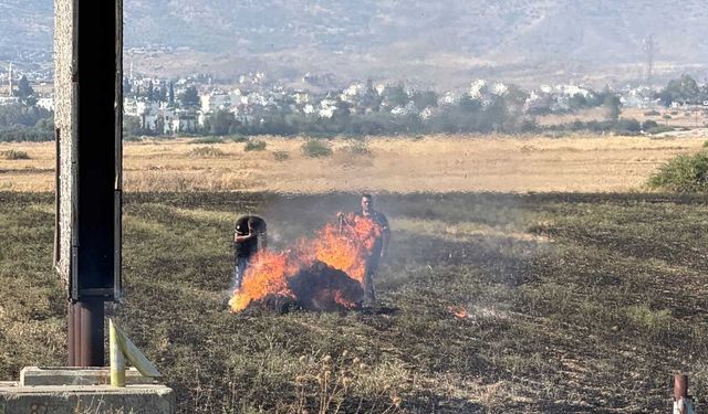 120 Dönüm Kül Oldu! Alevler Tarım Arazisini Vurdu