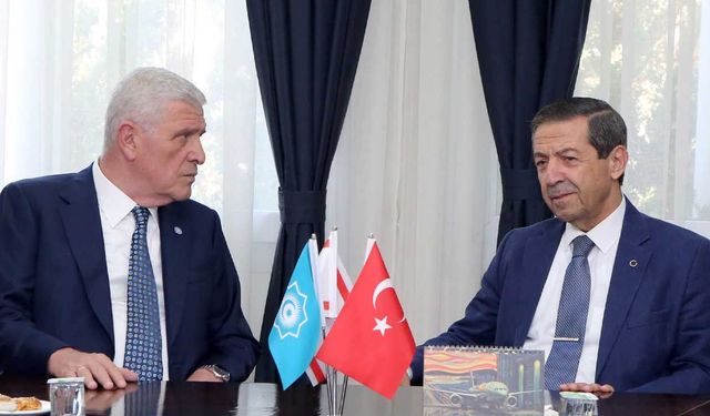 Dışişleri Bakanı Ertuğruloğlu, İYİ Parti heyetini kabul etti