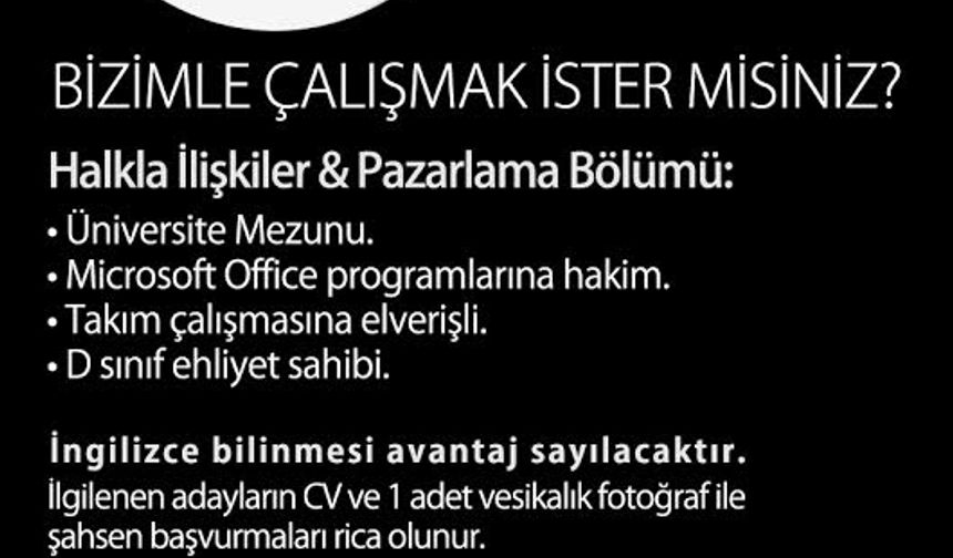 İş İlanları 2 Mart Pazartesi