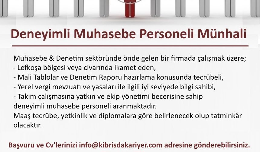 İş İlanları 1 Ekim Perşembe