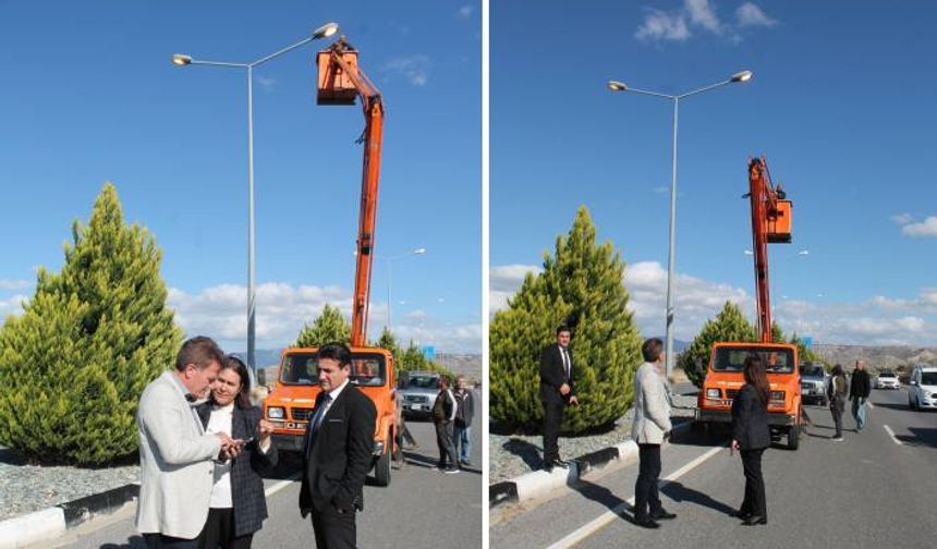 Yol aydınlatma tamiratı Güzelyurt’ta başladı