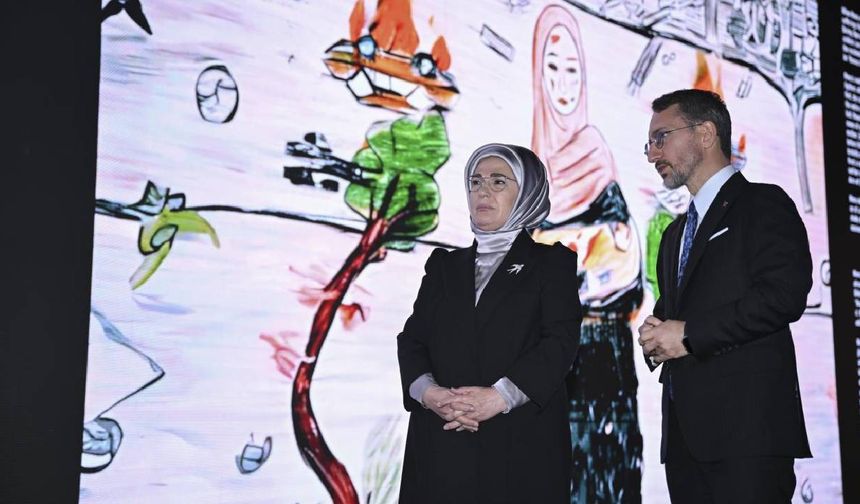 İstanbul'da "Kurşun Geçirmez Düşler: Gazzeli Çocuk Ressamlar Sergisi" açıldı