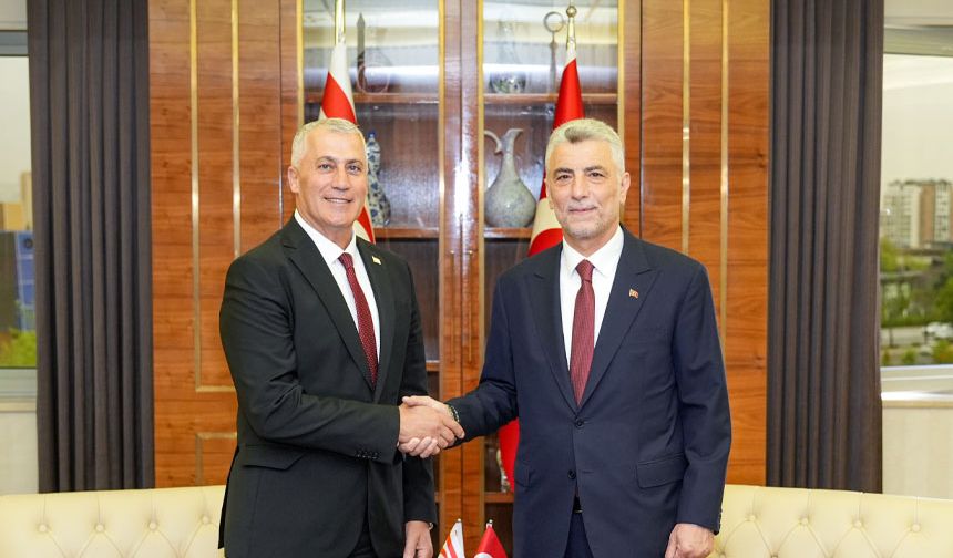 Ekonomi ve Enerji Bakanı Amcaoğlu, Türkiye Ticaret Bakanı Bolat ile görüştü